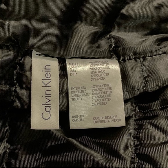 Calvin Klein Black Classic Ripstop Bomber Jacket Men’s S - Picture 8 of 10